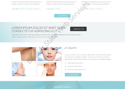 Cosmetic Web Design Mockup-F