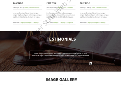 Lawyer Web Design Mockup-K