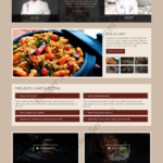 Restaurant Web Design Mockup-S